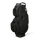 Front shot of Big Rig golf bag in matte black showing the pockets and some of its features