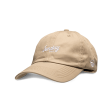 Front shot of khaki dad golf hat